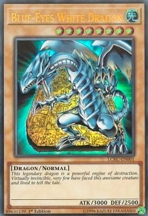 Blue-Eyes White Dragon (Version 4) [LCKC-EN001] Ultra Rare - Trinity Hobby