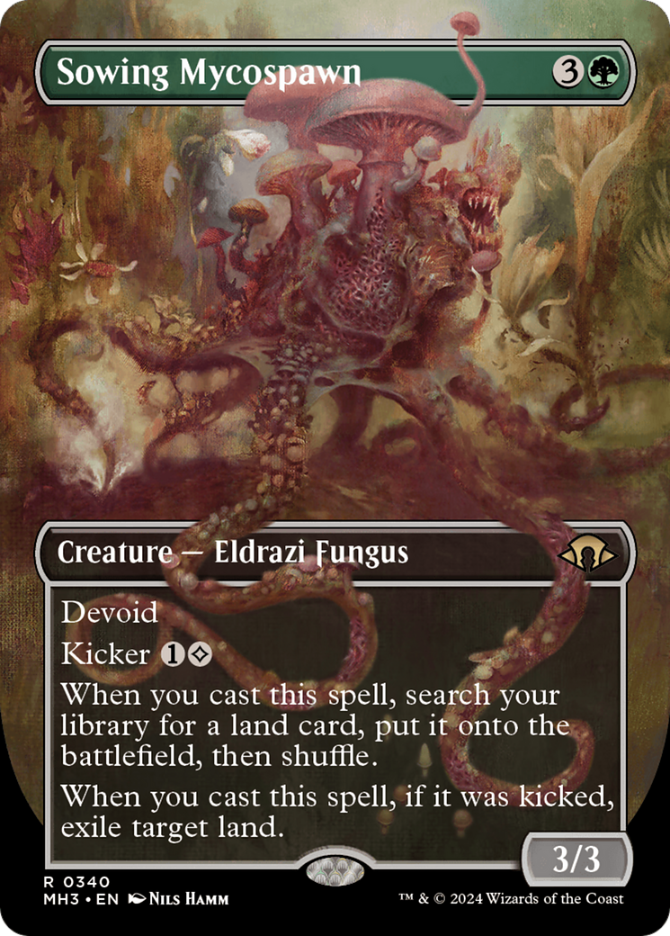 Sowing Mycospawn (Borderless) [Modern Horizons 3] - Trinity Hobby