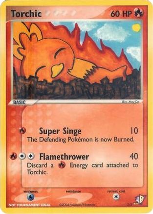 Torchic (3/5) [Kids WB Promos] - Trinity Hobby