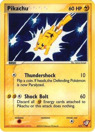 Pikachu (5/5) [Kids WB Promos] - Trinity Hobby