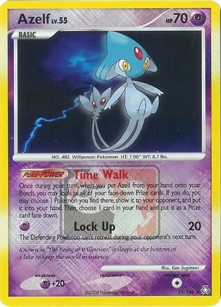 Azelf (19/146) (League Promo) [Diamond & Pearl: Legends Awakened] - Trinity Hobby