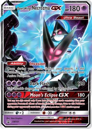 Dawn Wings Necrozma GX (SM101) [Sun & Moon: Black Star Promos] - Trinity Hobby