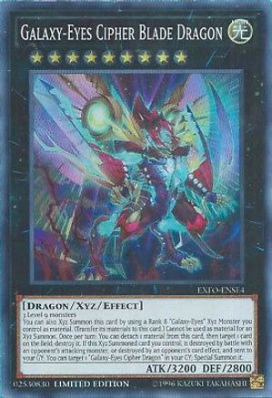 Galaxy-Eyes Cipher Blade Dragon [EXFO-ENSE4] Super Rare - Trinity Hobby