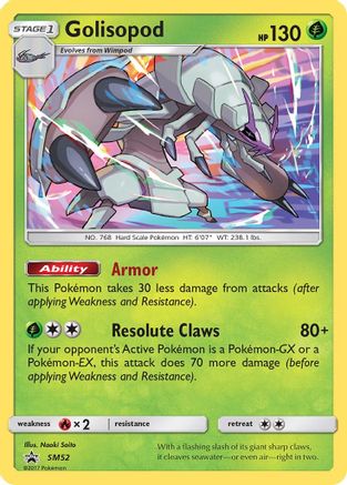 Golisopod (SM52) [Sun & Moon: Black Star Promos] - Trinity Hobby