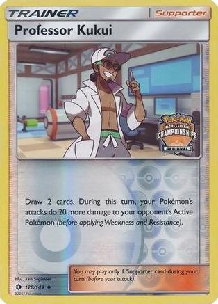 Professor Kukui (128/149) (Regional Championship Promo) [Sun & Moon: Base Set] - Trinity Hobby