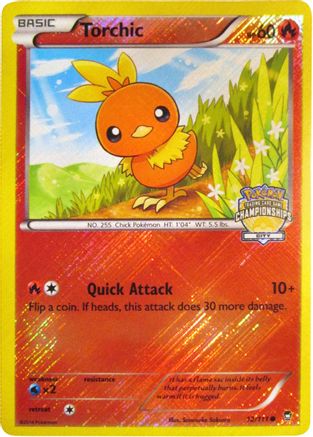 Torchic (12/111) (City Championship Promo) [XY: Furious Fists] - Trinity Hobby