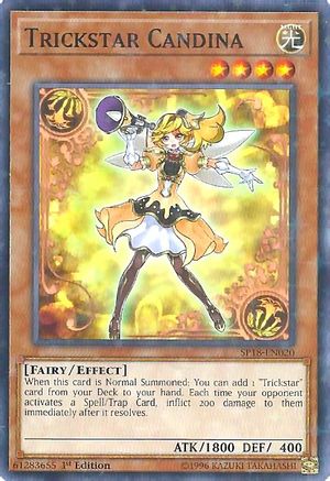 Trickstar Candina [SP18-EN020] Starfoil Rare - Trinity Hobby
