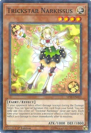 Trickstar Narkissus [SP18-EN023] Starfoil Rare - Trinity Hobby