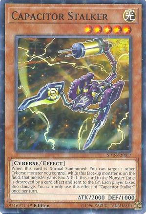 Capacitor Stalker [SP18-EN007] Starfoil Rare - Trinity Hobby