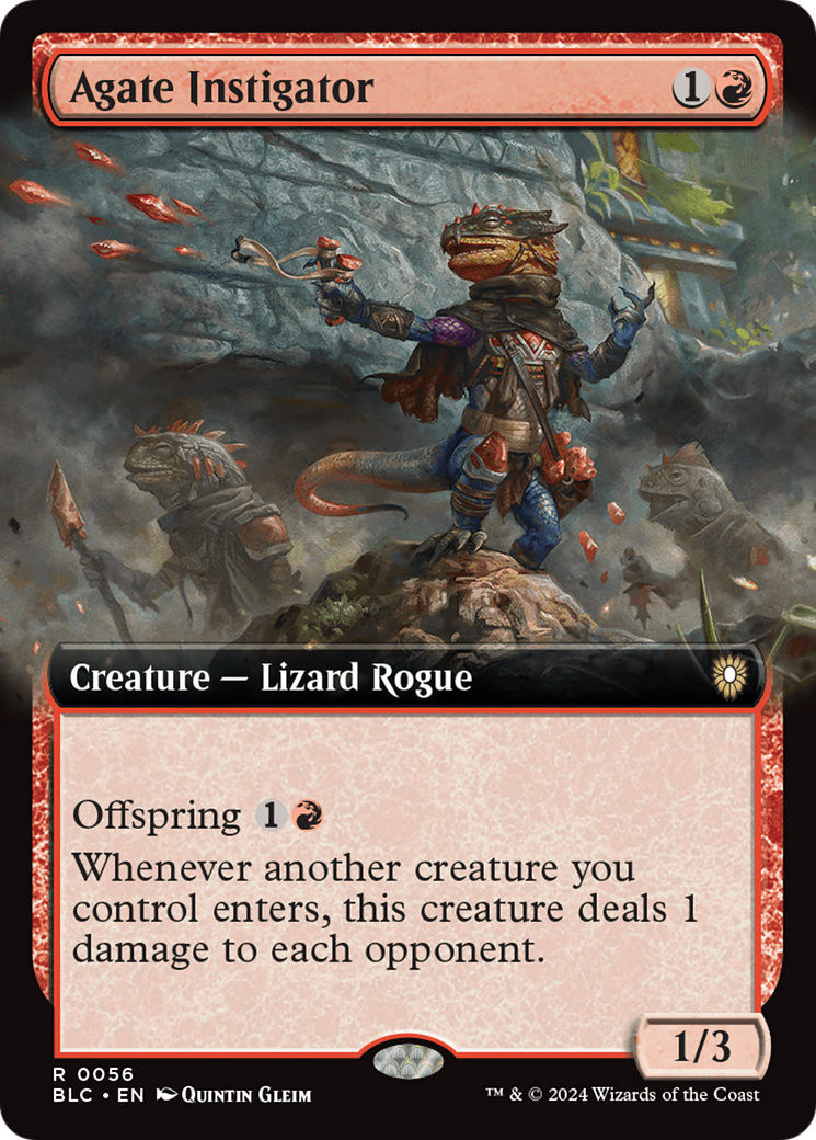 Agate Instigator (Extended Art) [Bloomburrow Commander] - Trinity Hobby
