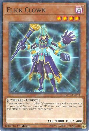 Flick Clown [SP18-EN013] Starfoil Rare - Trinity Hobby
