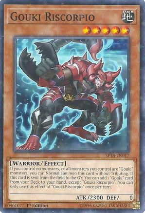 Gouki Riscorpio [SP18-EN017] Starfoil Rare - Trinity Hobby