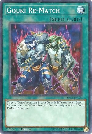 Gouki Re-Match [SP18-EN039] Starfoil Rare - Trinity Hobby