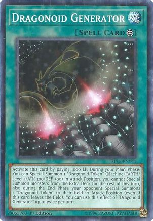 Dragonoid Generator [SP18-EN041] Starfoil Rare - Trinity Hobby