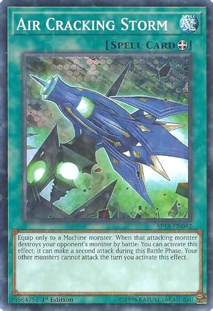 Air Cracking Storm [SP18-EN042] Starfoil Rare - Trinity Hobby