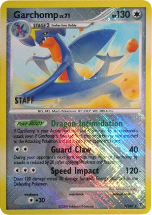 Garchomp (5/147) (Championship Promo Staff) [Platinum: Supreme Victors] - Trinity Hobby