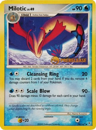 Milotic (70/147) (Prerelease Promo) [Nintendo: Black Star Promos] - Trinity Hobby