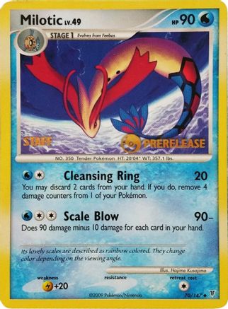 Milotic (70/147) (Staff Prerelease Promo) [Nintendo: Black Star Promos] - Trinity Hobby