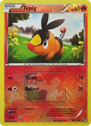 Tepig (15/114) (League Promo) [Black & White: Base Set] - Trinity Hobby