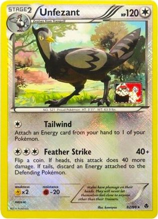 Unfezant (82/98) (League Promo) [Black & White: Emerging Powers] - Trinity Hobby