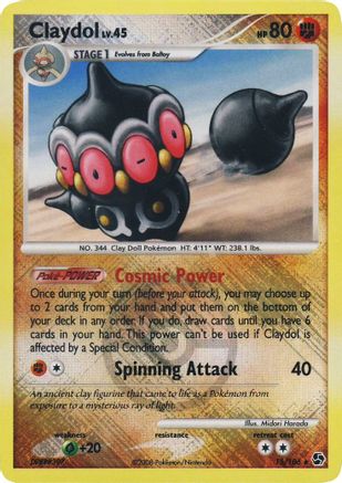 Claydol (15/106) (League Promo) [Diamond & Pearl: Great Encounters] - Trinity Hobby