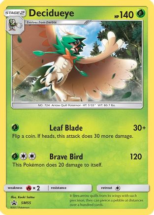 Decidueye (SM55) [Sun & Moon: Black Star Promos] - Trinity Hobby