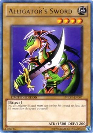 Alligator's Sword [WCPP-EN007] Rare - Trinity Hobby