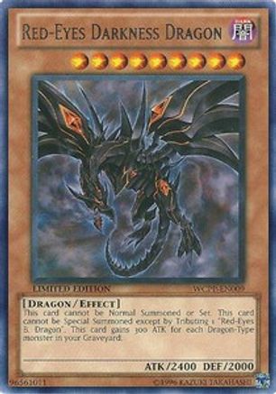 Red-Eyes Darkness Dragon [WCPP-EN009] Rare - Trinity Hobby