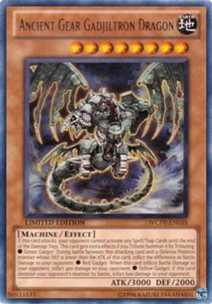 Ancient Gear Gadjiltron Dragon [WCPP-EN018] Rare - Trinity Hobby