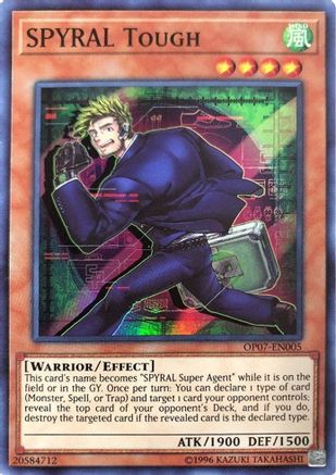 SPYRAL Tough [OP07-EN005] Super Rare - Trinity Hobby