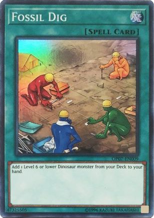 Fossil Dig [OP07-EN009] Super Rare - Trinity Hobby