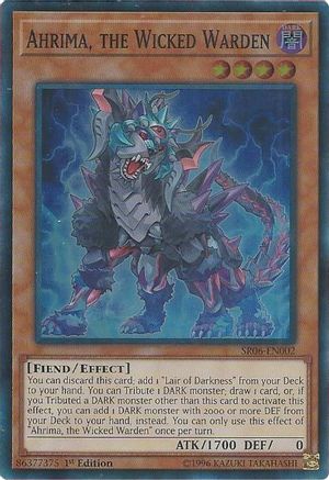 Ahrima, the Wicked Warden [SR06-EN002] Super Rare - Trinity Hobby