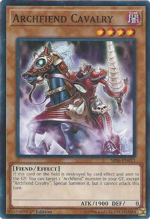 Archfiend Cavalry [SR06-EN013] Common - Trinity Hobby