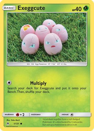Exeggcute (1/131) [Sun & Moon: Forbidden Light] - Trinity Hobby
