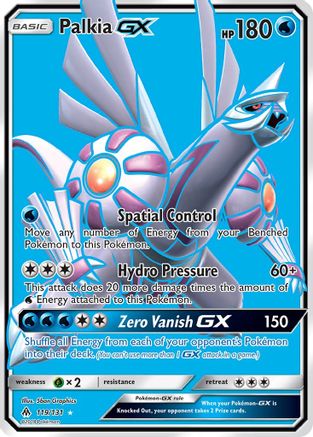 Palkia GX (119/131) [Sun & Moon: Forbidden Light] - Trinity Hobby