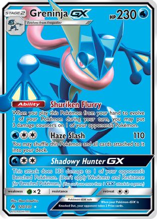 Greninja GX (120/131) [Sun & Moon: Forbidden Light] - Trinity Hobby