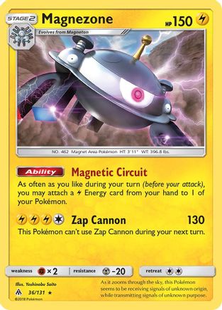 Magnezone (36/131) [Sun & Moon: Forbidden Light] - Trinity Hobby