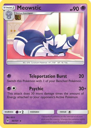 Meowstic (45/131) [Sun & Moon: Forbidden Light] - Trinity Hobby