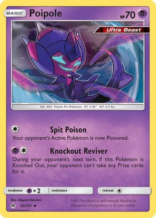 Poipole (55/131) [Sun & Moon: Forbidden Light] - Trinity Hobby