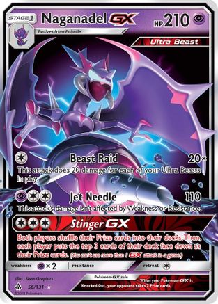 Naganadel GX (56/131) [Sun & Moon: Forbidden Light] - Trinity Hobby