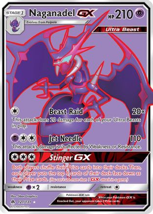 Naganadel GX (121/131) [Sun & Moon: Forbidden Light] - Trinity Hobby