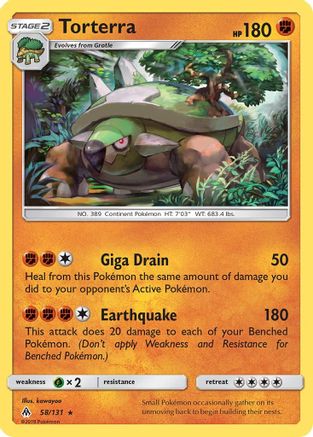 Torterra (58/131) [Sun & Moon: Forbidden Light] - Trinity Hobby
