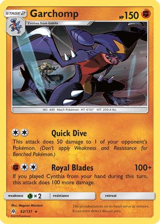 Garchomp (62/131) [Sun & Moon: Forbidden Light] - Trinity Hobby