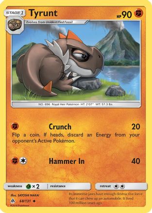 Tyrunt (68/131) [Sun & Moon: Forbidden Light] - Trinity Hobby