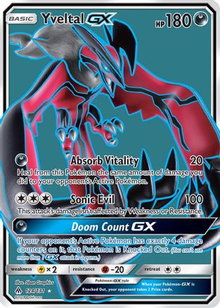 Yveltal GX (124/131) [Sun & Moon: Forbidden Light] - Trinity Hobby