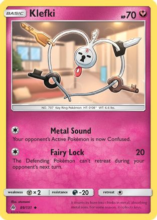 Klefki (89/131) [Sun & Moon: Forbidden Light] - Trinity Hobby