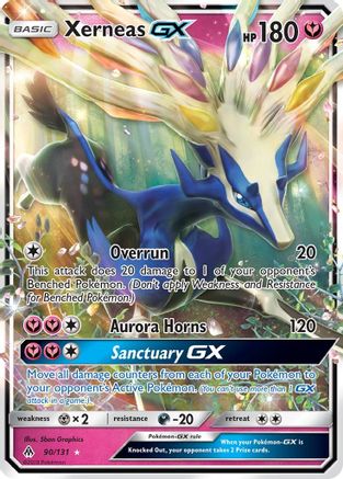 Xerneas GX (90/131) [Sun & Moon: Forbidden Light] - Trinity Hobby