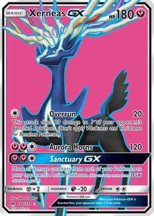 Xerneas GX (126/131) [Sun & Moon: Forbidden Light] - Trinity Hobby