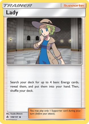 Lady (109/131) [Sun & Moon: Forbidden Light] - Trinity Hobby