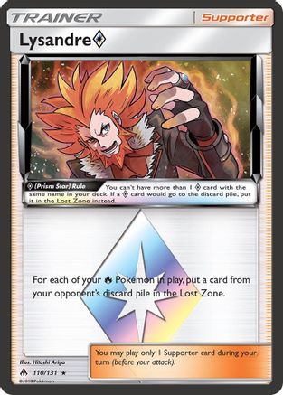Lysandre (110/131) (Prism Star) [Sun & Moon: Forbidden Light] - Trinity Hobby